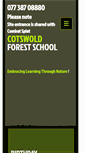 Mobile Screenshot of cotswoldforestschool.co.uk